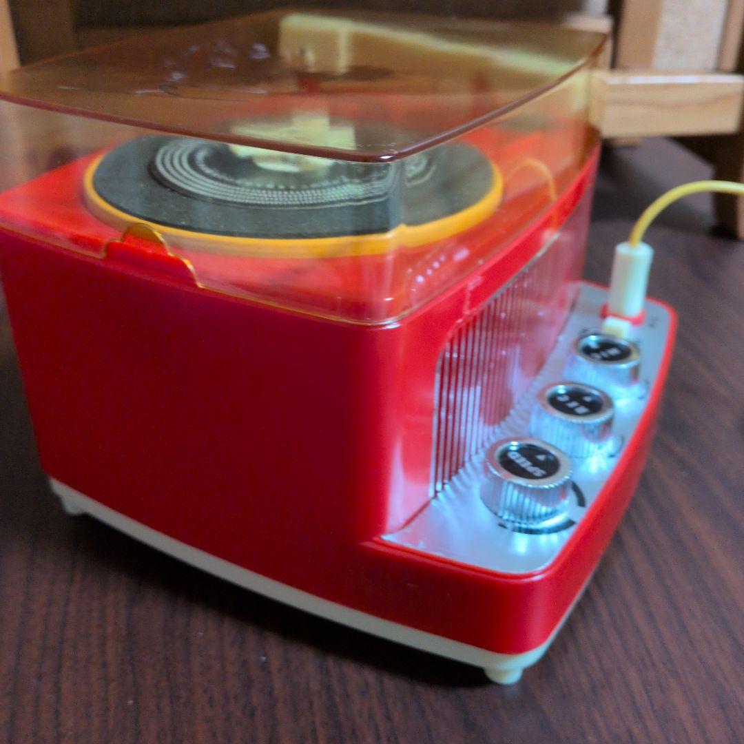 レコードを聴きながらマイクで歌える　アグネスチャンスタープレイヤー　レトロ玩具