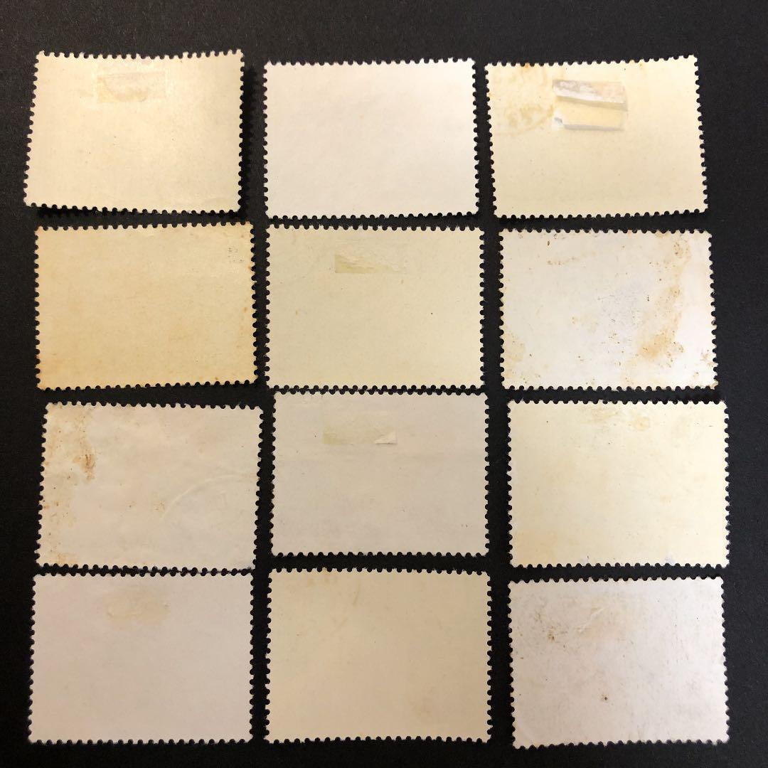 中国切手　特36 12種完