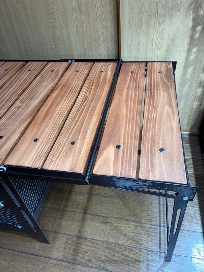 Lサイズ　ネイチャートーンズ　サイドアップボックス&テーブル キャンプ　焚き火