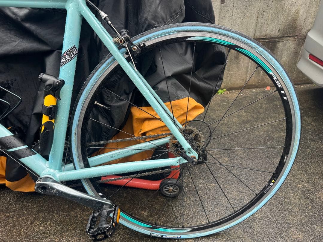 水色 アルミフレーム ロードバイク