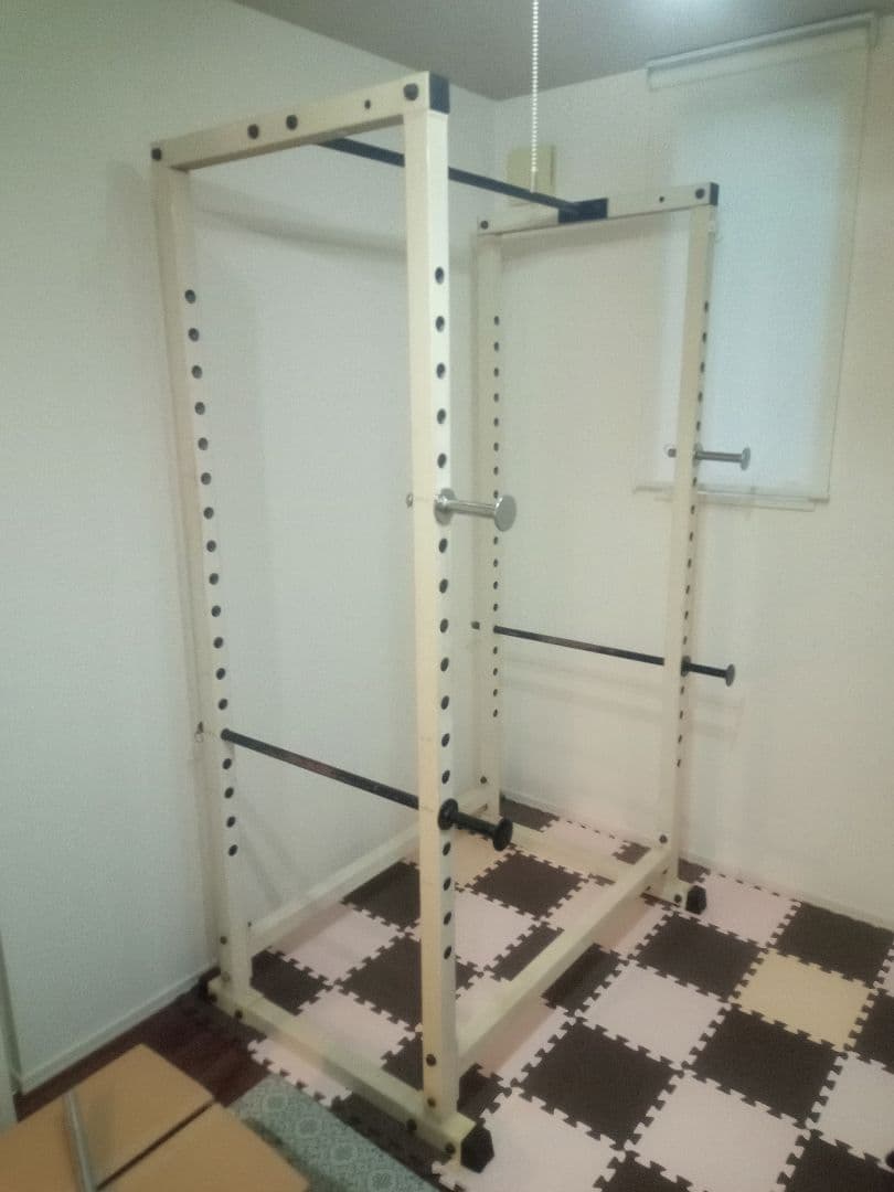 【引き渡し限定】パワーラック ホワイト コンパクト