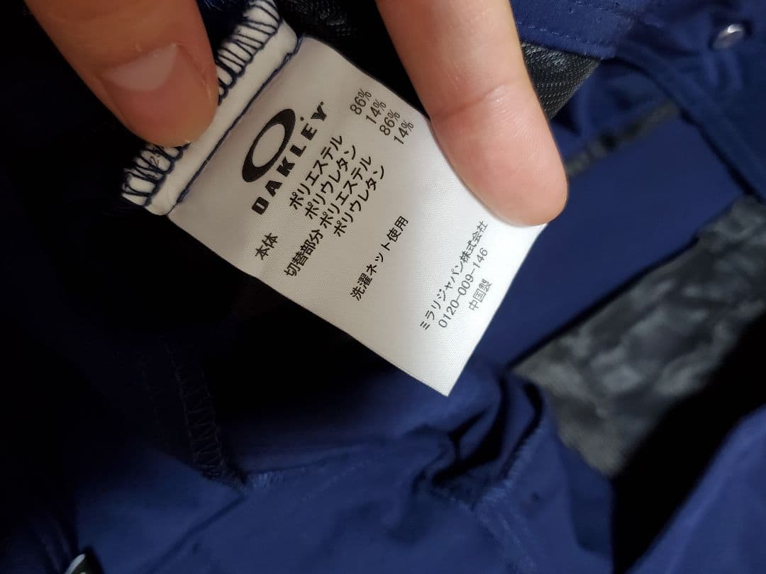 Oakley メンズ ゴルフパンツ ネイビー