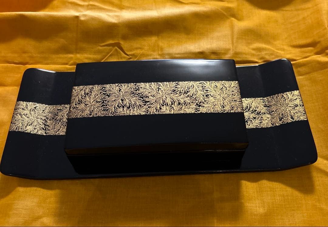 【輪島塗】タバコ盆　箱なし　ほぼ未使用・蔵出し整理品