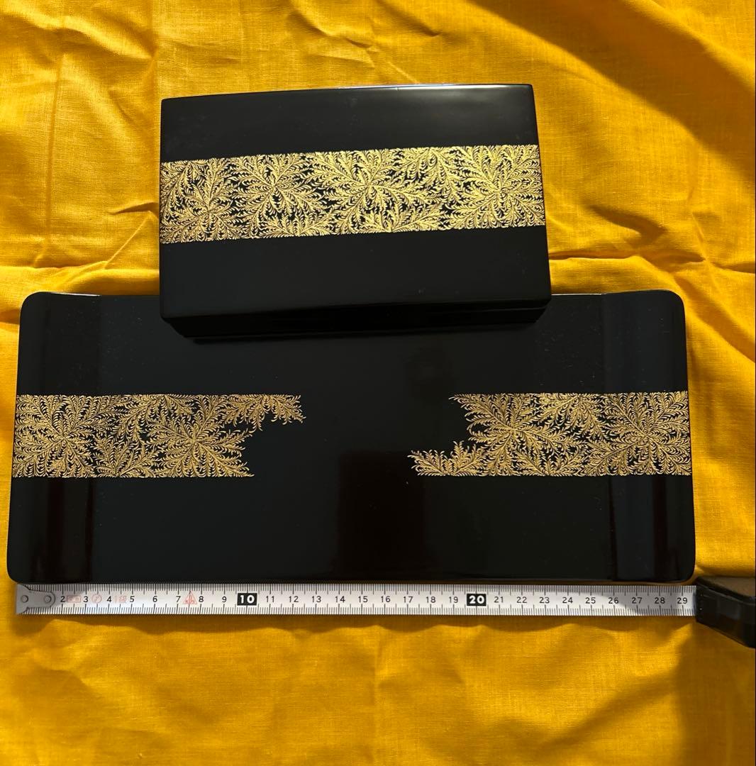 【輪島塗】タバコ盆　箱なし　ほぼ未使用・蔵出し整理品