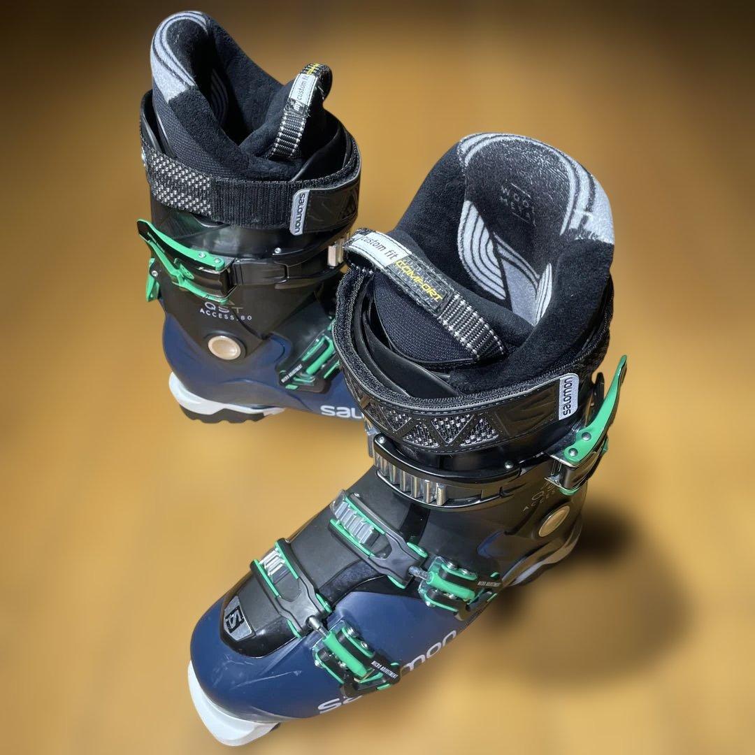 幅広軽量サロモンQST ACCESS80 26.0-26.5cmハイク切替機能