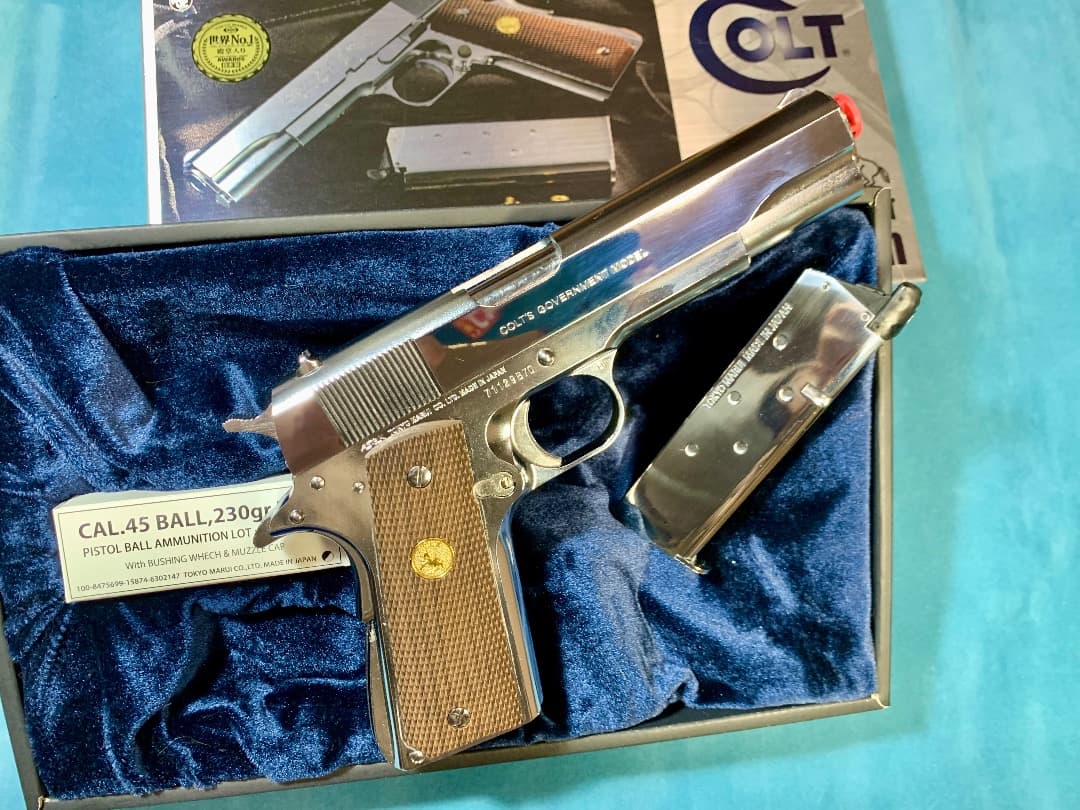 東京マルイ コルト・ガバメント Series'70 ニッケルフィニッシュ