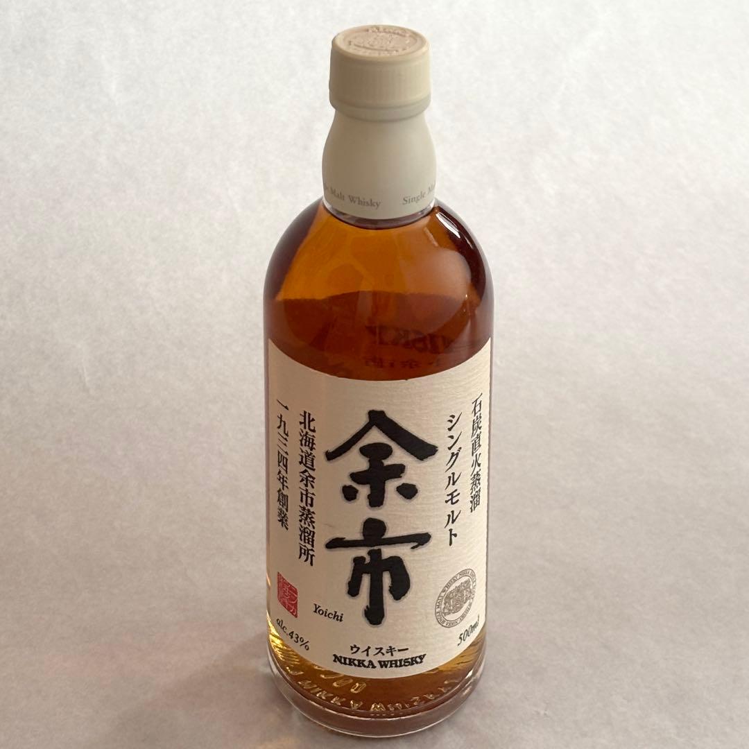 未開封　NIKKA　ニッカ　ウイスキー　余市　シングルモルト　旧ラベル