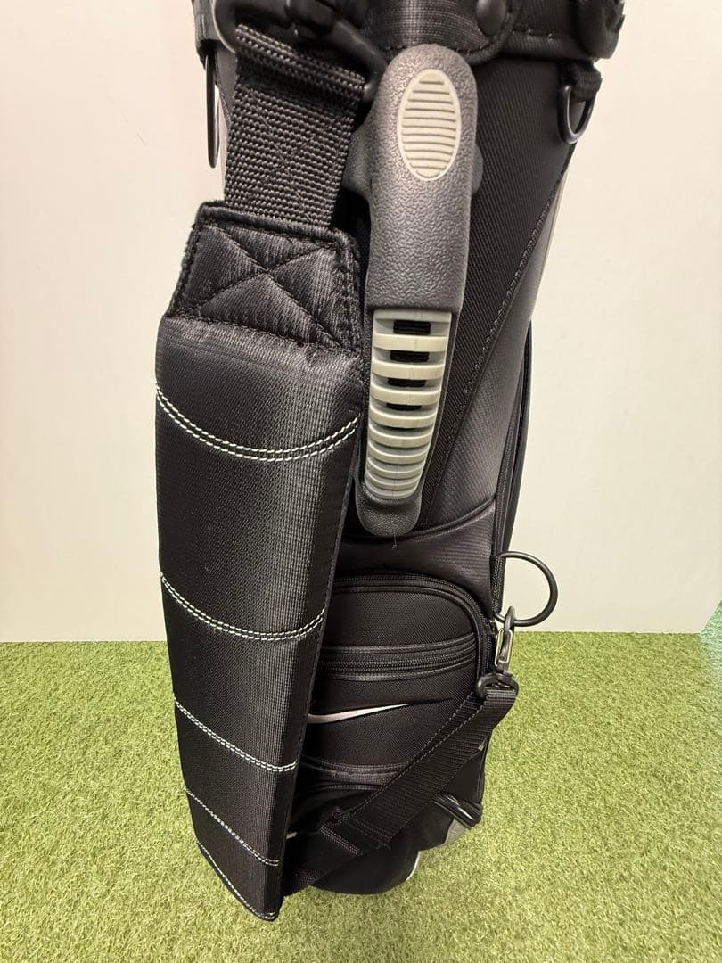 Nike キャディバッグ ブラック グレー ゴルフ ナイキ ケース