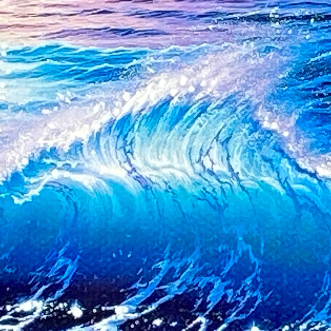 【美品版画】クリスチャン R ラッセン『ラハイナ シンフォニー 』キャンパス