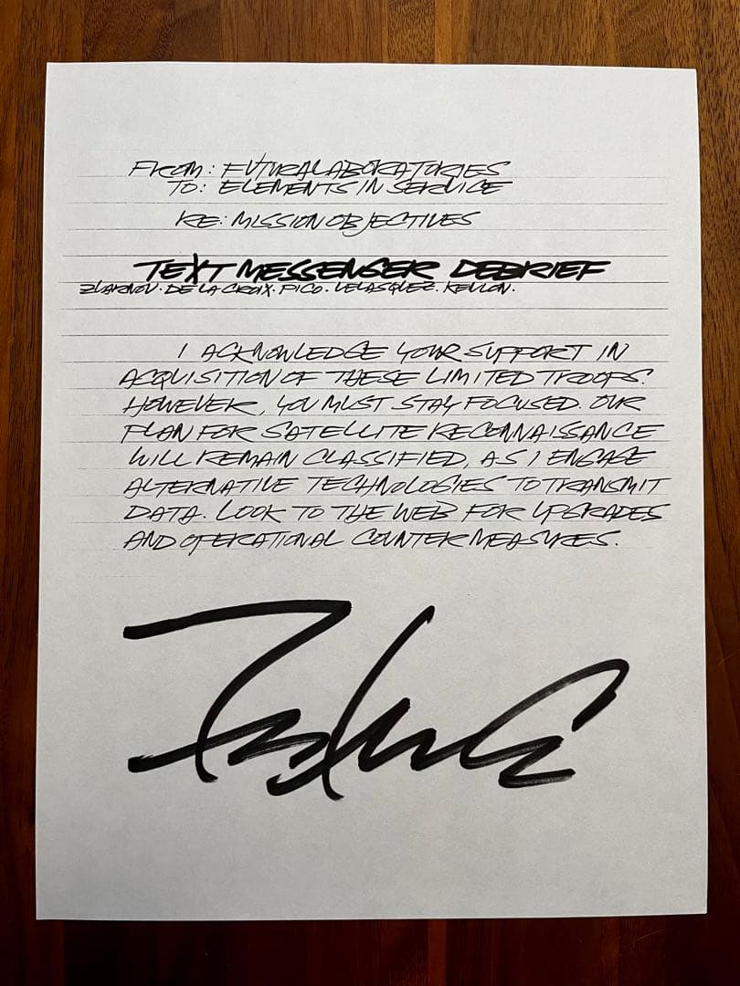 Futura / Hand-drawn Graffiti Art（直筆画）#09