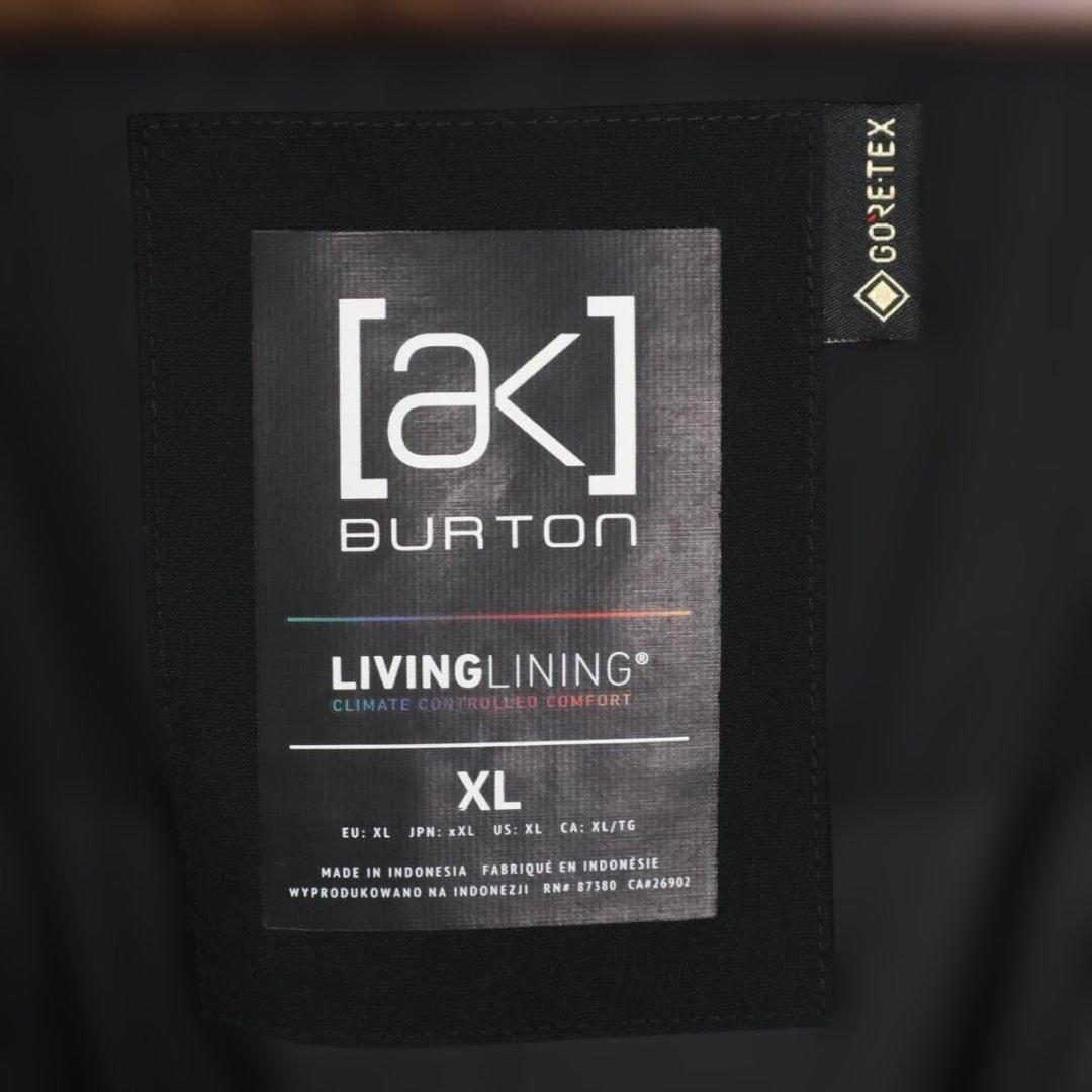 【高級】BURTON ak バートン　スウォッシュジャケット　スノボウェア　黒