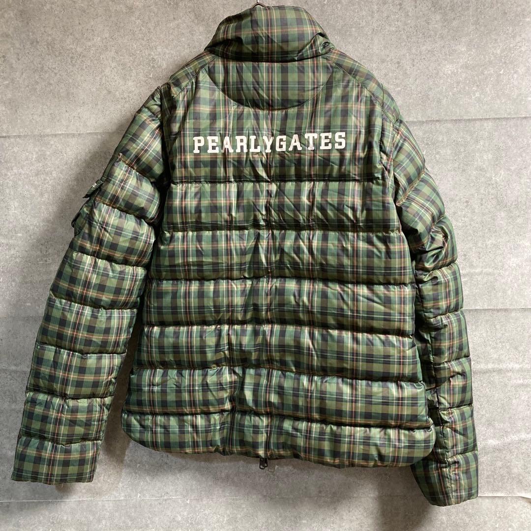 PEARLY GATES ダウンジャケット リバーシブル4way チェック