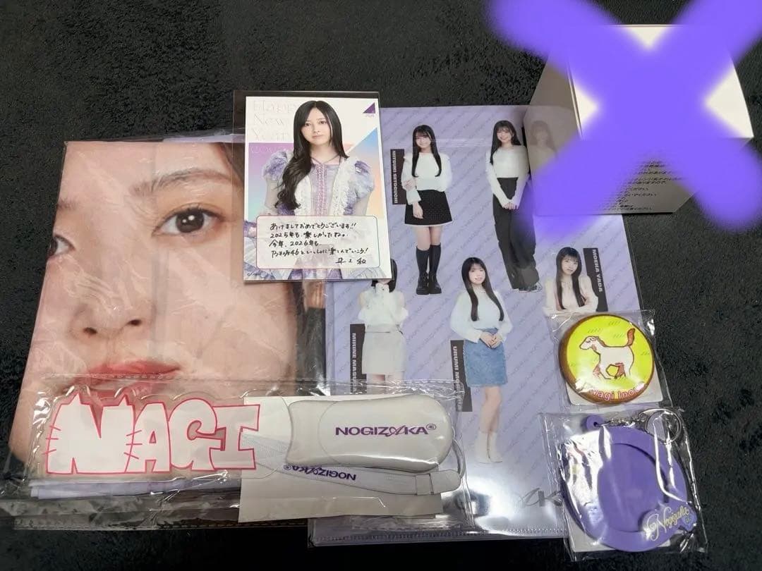 乃木坂46 luckybag 福袋　　井上和　ペンライト　サイリウム