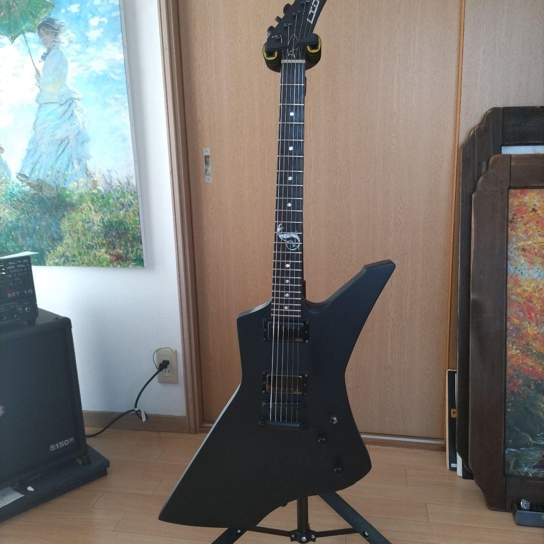 LTD エクスプローラータイプ エレキギター マットブラック メタリカ