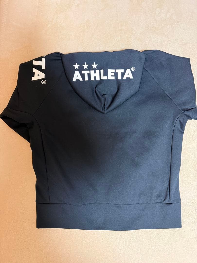 ATHLETA 上下セットフード付きジャージ M 黒