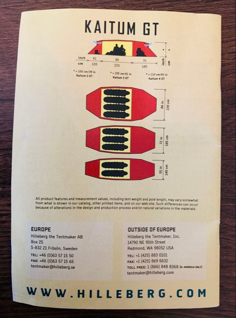 【美品】 ヒルバーグ HILLEBERG テント　カイタム3GT
