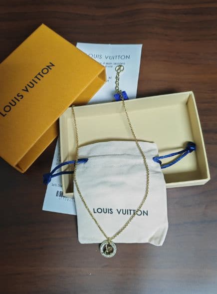 極美品 LOUIS VUITTON コリエルイーズパイナイト ネックレス