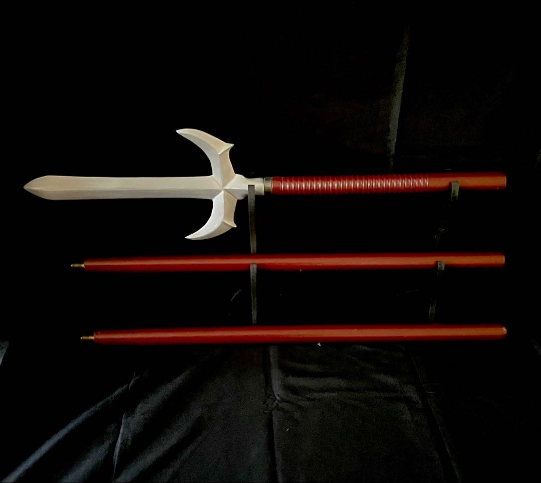 大千鳥十文字槍(赤)模造刀【送料込】