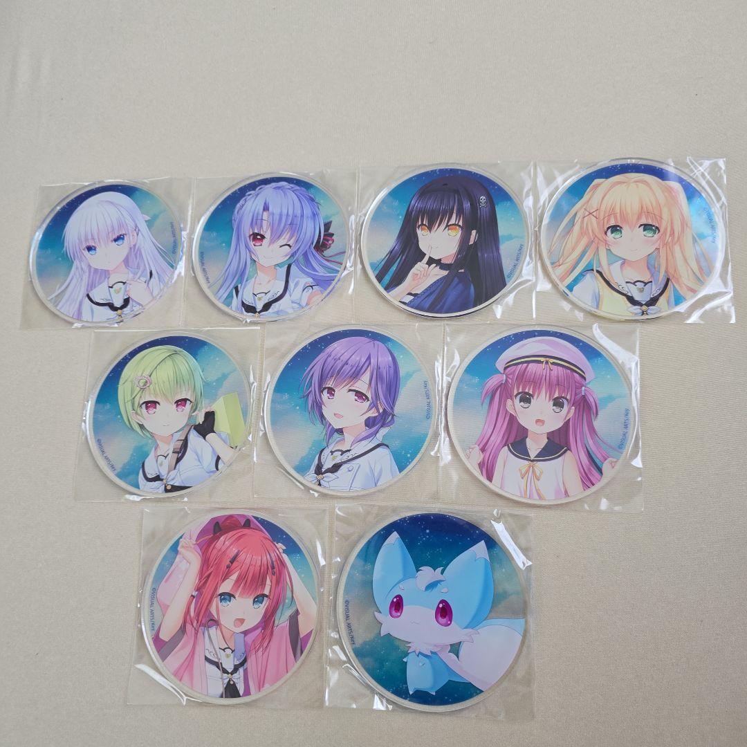 summer pockets　グラッテ　アクリルコースター　コンプセット