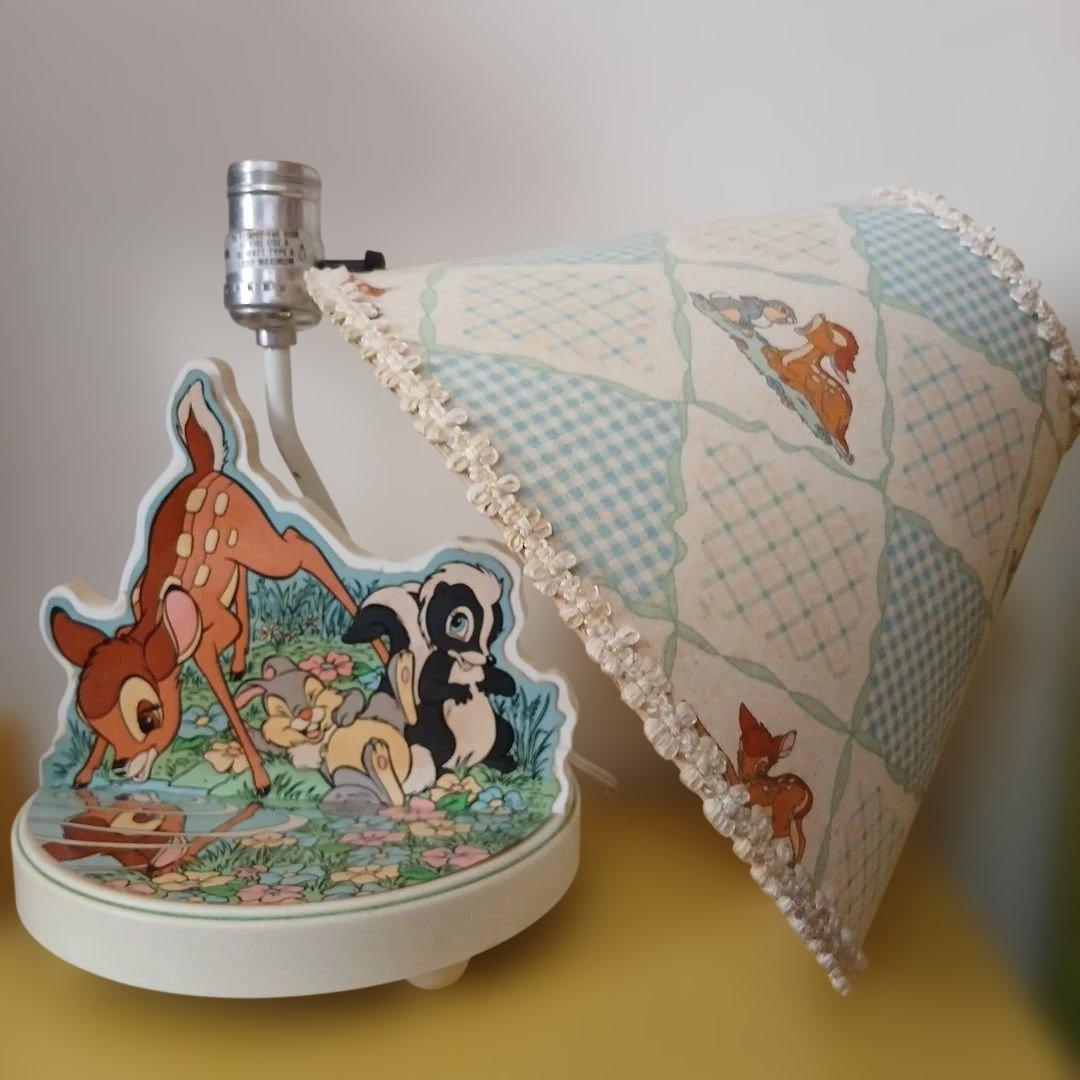 昭和レトロ　ディズニーバンビ　ランプ　ヴィンテージ