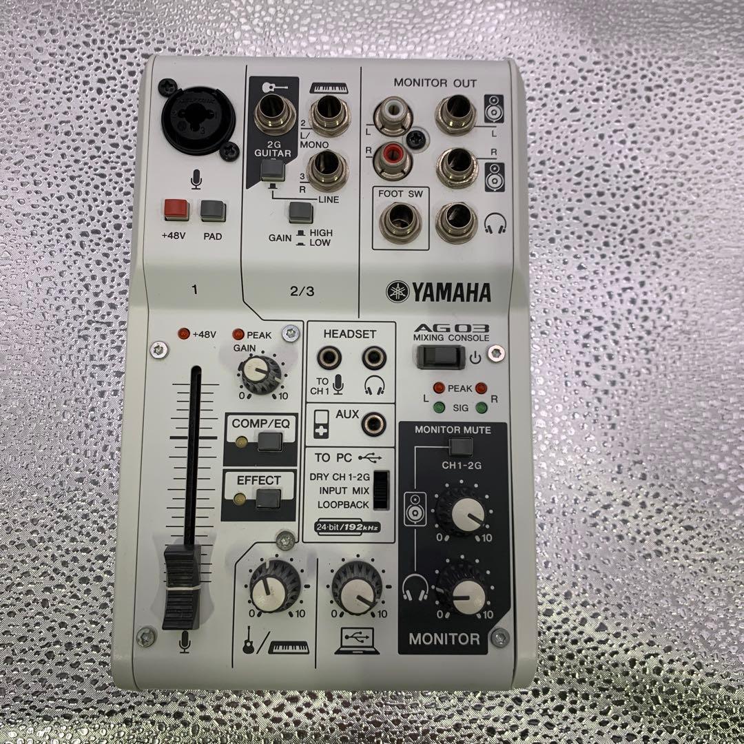 Q3498 YAMAHA AG03 ミキシングコンソール　本体のみ