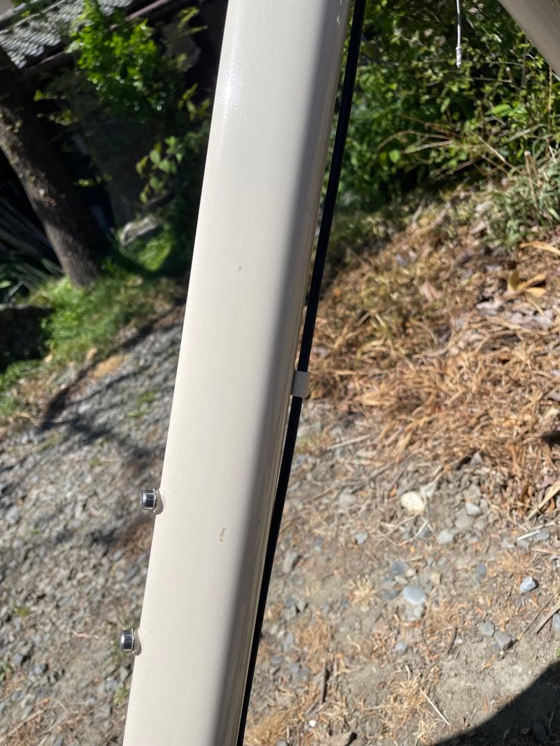 ホワイト クロスバイク Cream Cross