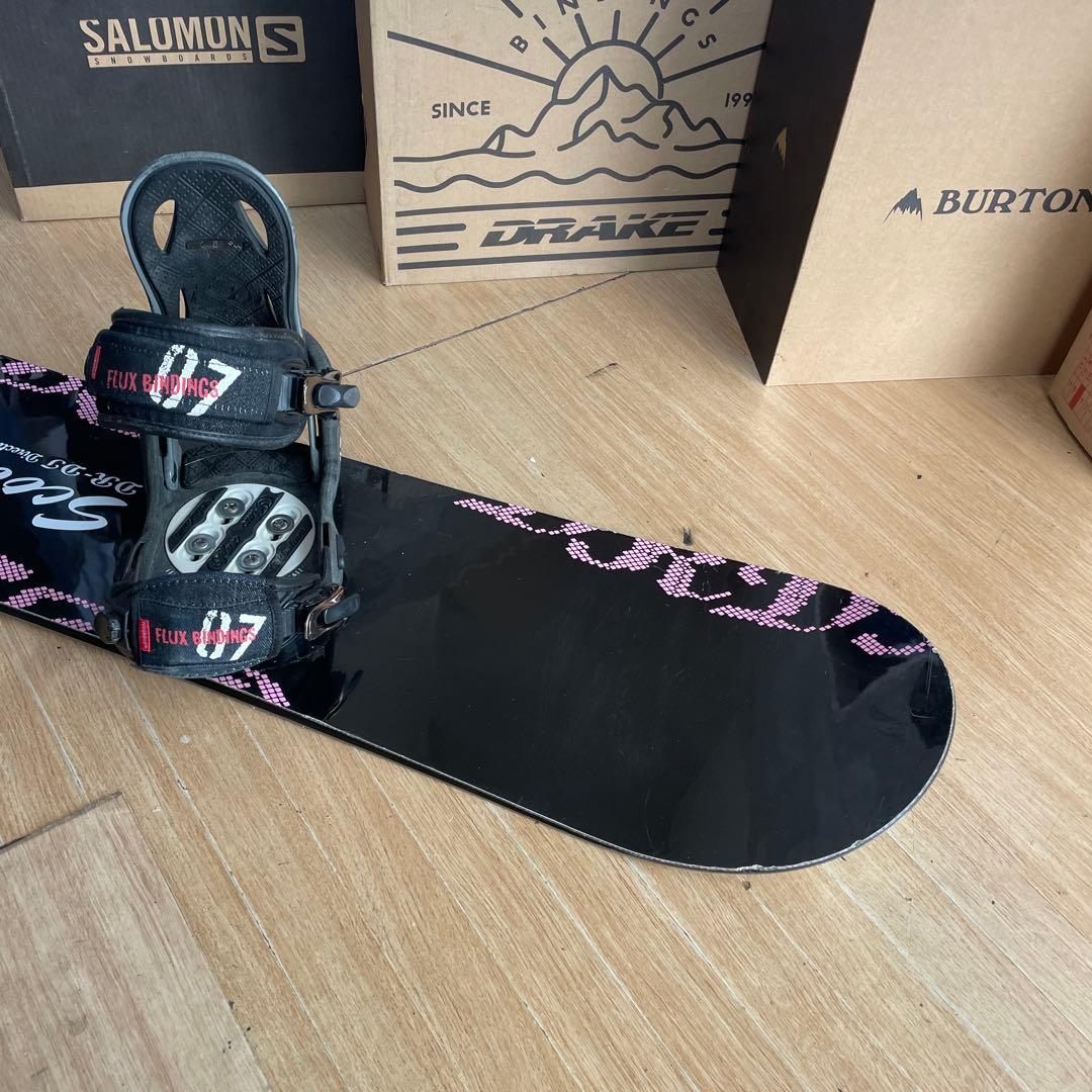 SCOOTER　名作DR　良質国産スノーボードセットOGASAKA製　バイン付