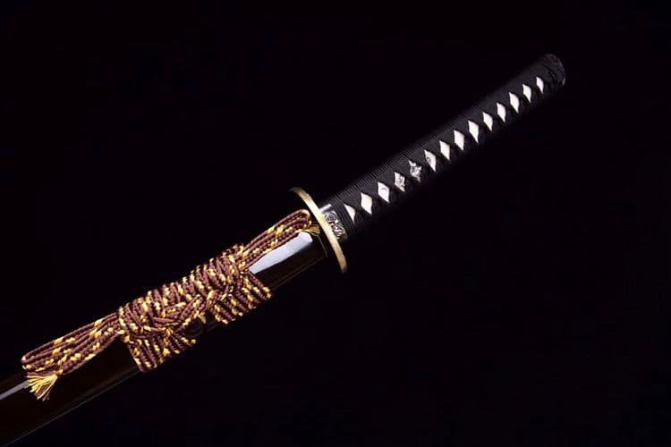 1095鋼焼刃研磨灰日本式打刀 武具　刀装具　日本刀　模造刀 居合刀