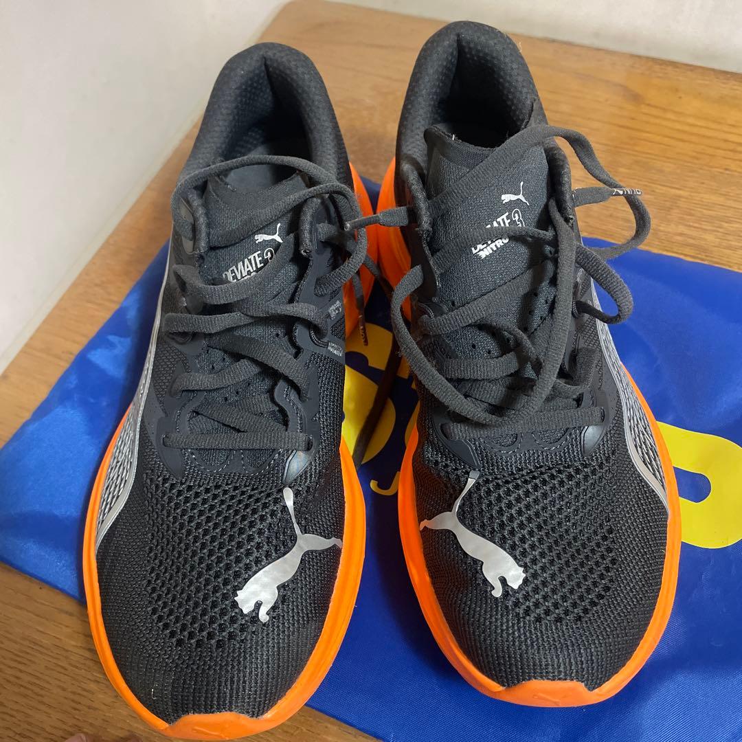 PUMA スパイクシューズ 309707-26 26cm グレー/オレンジ