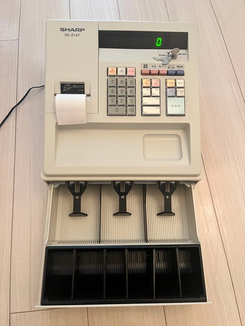 SHARP XE-A147 レジスタ ホワイト