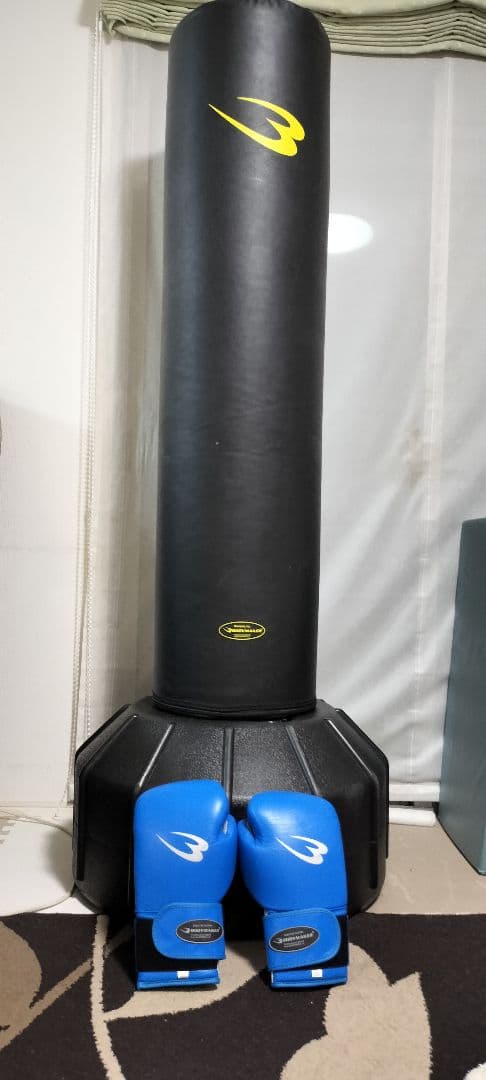 手渡し限定【ボディメーカー　スタンディングバッグ】グローブ付き