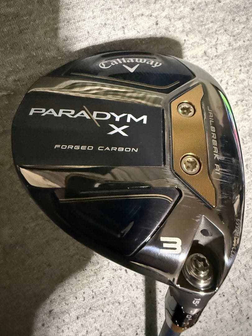 美品　キャロウェイパラダイム X 3W VENTUS TR 5 SR