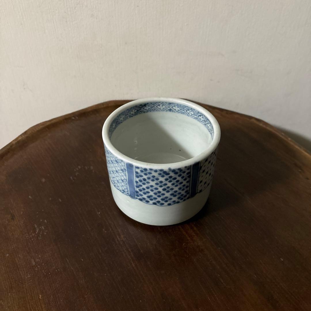 古伊万里染付　火入　江戸時代.明治　骨董品　アンティーク　古道具　白磁　検:李朝