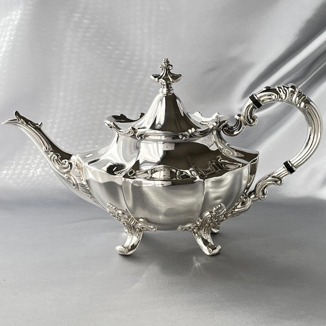 【Reed & Barton】Victorian ティーサービス 4点　優美！！