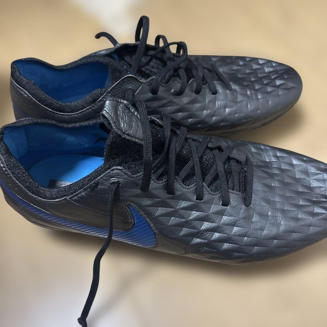 Nike Tiempo サッカーシューズ ブラック/ブルー