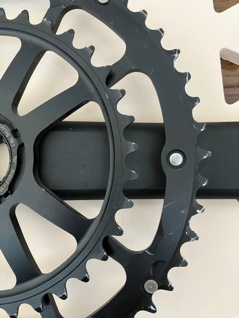 美品★軽量！CANNONDALEホログラム Siクランクセット172.5mm