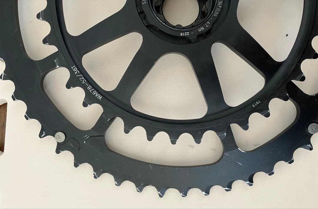 美品★軽量！CANNONDALEホログラム Siクランクセット172.5mm