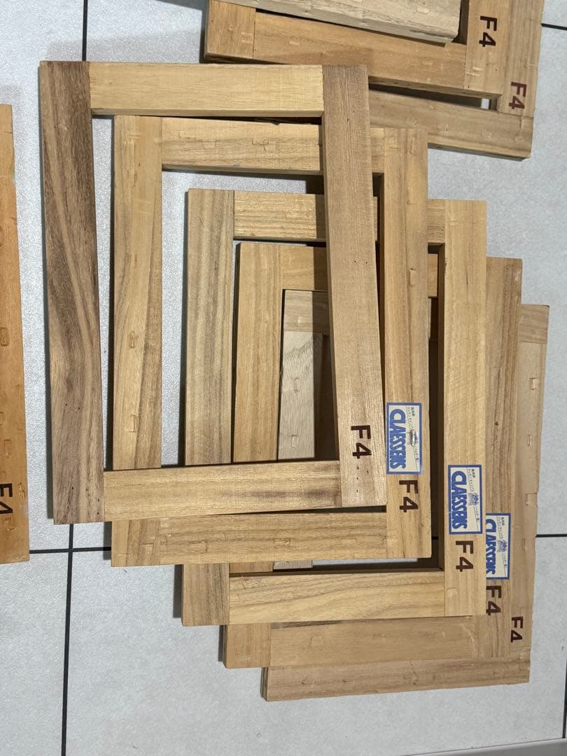 油彩キャンバス木枠F4号×13