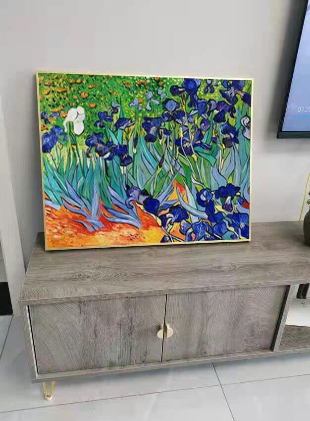 手描きのゴッホの有名な虹彩の絵