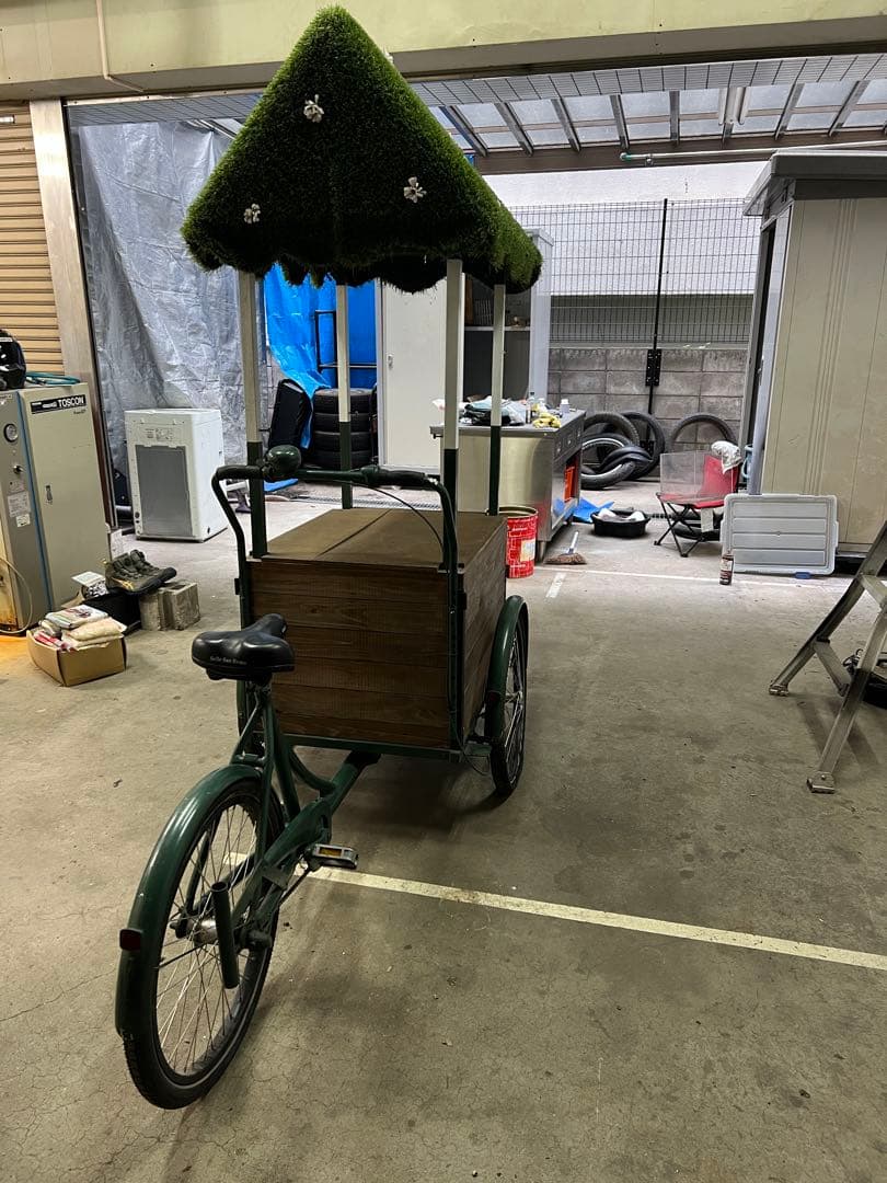 ら*ん様 移動販売車　三輪自転車