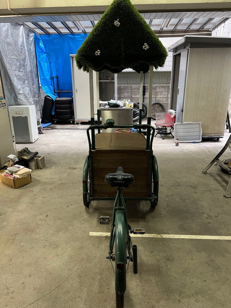 ら*ん様 移動販売車　三輪自転車