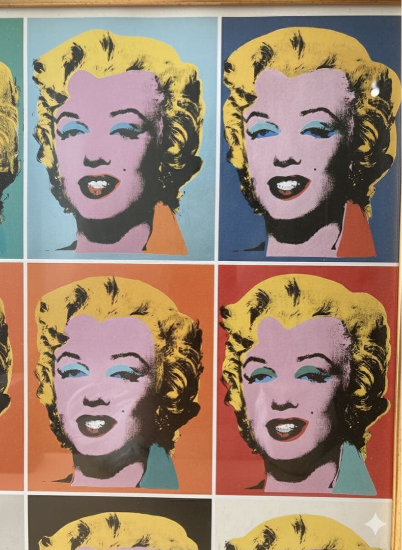 値下げアンディウォーホル　マリリンモンロー　額付き　Andy Warhol A3