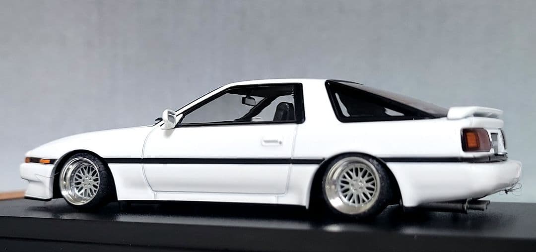 1/43　トヨタ　スープラ改　MA70　BBS-LM　アルミ製　深リム　ハチマル