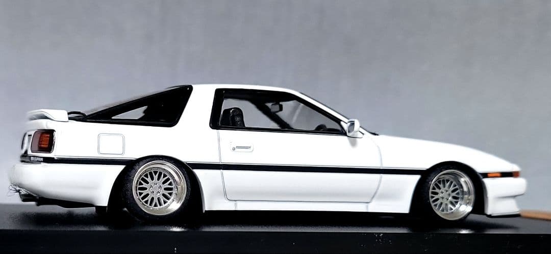 1/43　トヨタ　スープラ改　MA70　BBS-LM　アルミ製　深リム　ハチマル