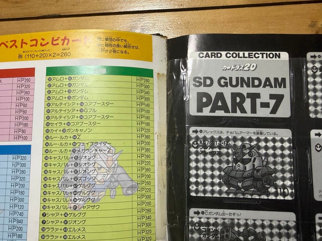 SD ガンダム カードダス 本弾ファイル vol.1〜3 +冒険の書 ジャンク