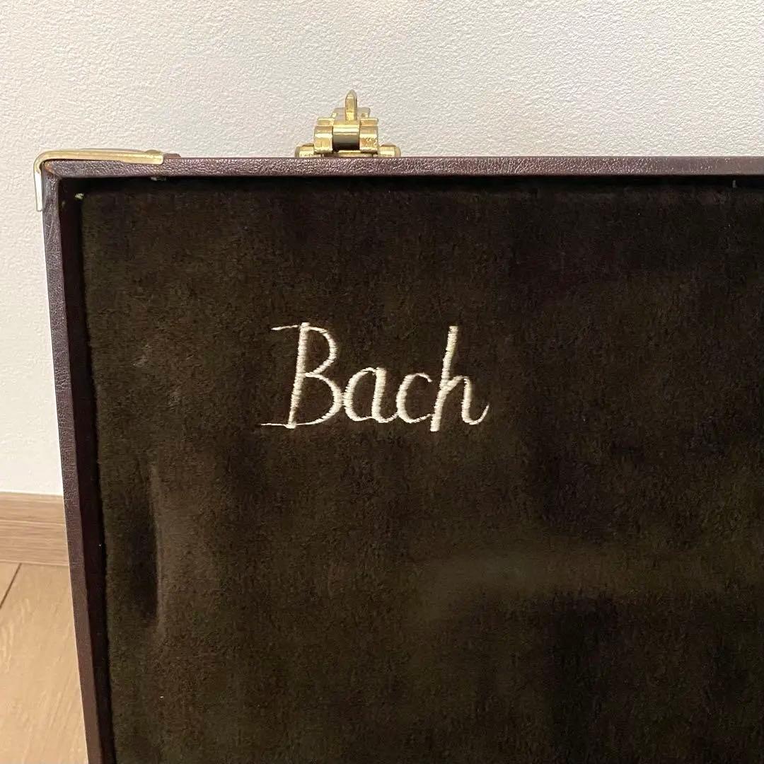 【美品】Bach トランペット ダブルケース 純正 ブラウン