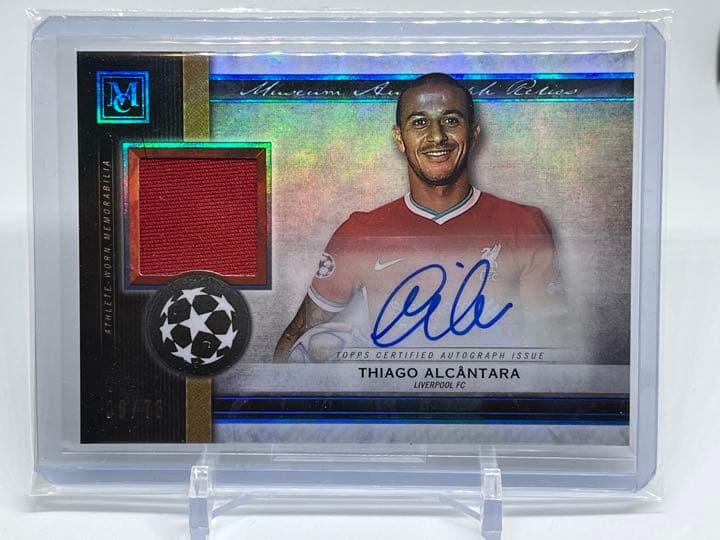 【チアゴ・アルカンタラ / リバプール】直筆サイン ジャージカード　Thiago