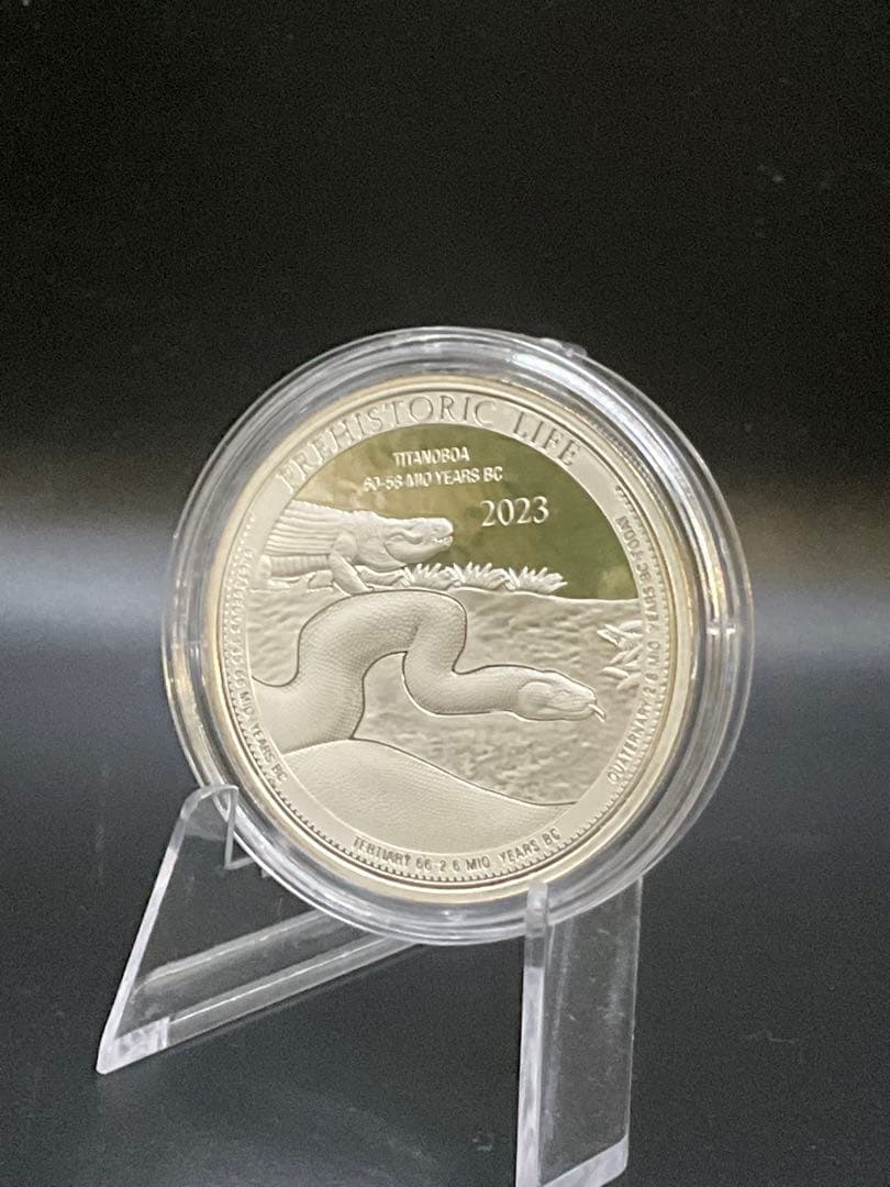 【まつゴロウ】　PREHISTORIC LIFE 1オンス銀貨　合計2点
