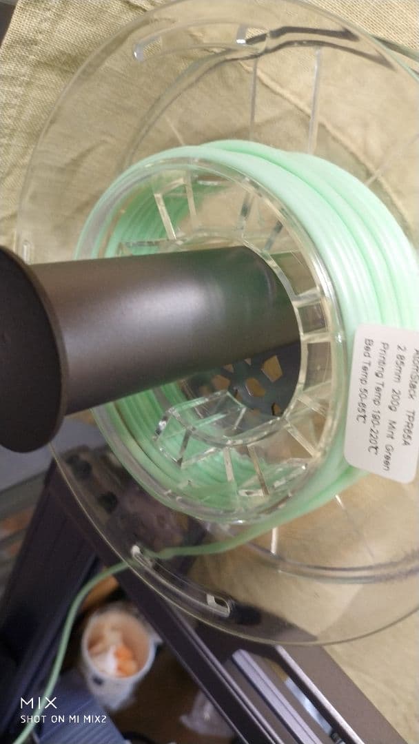 ハンドメイドノブ　TPR（ラバー素材）タイプJ4ミント　2個