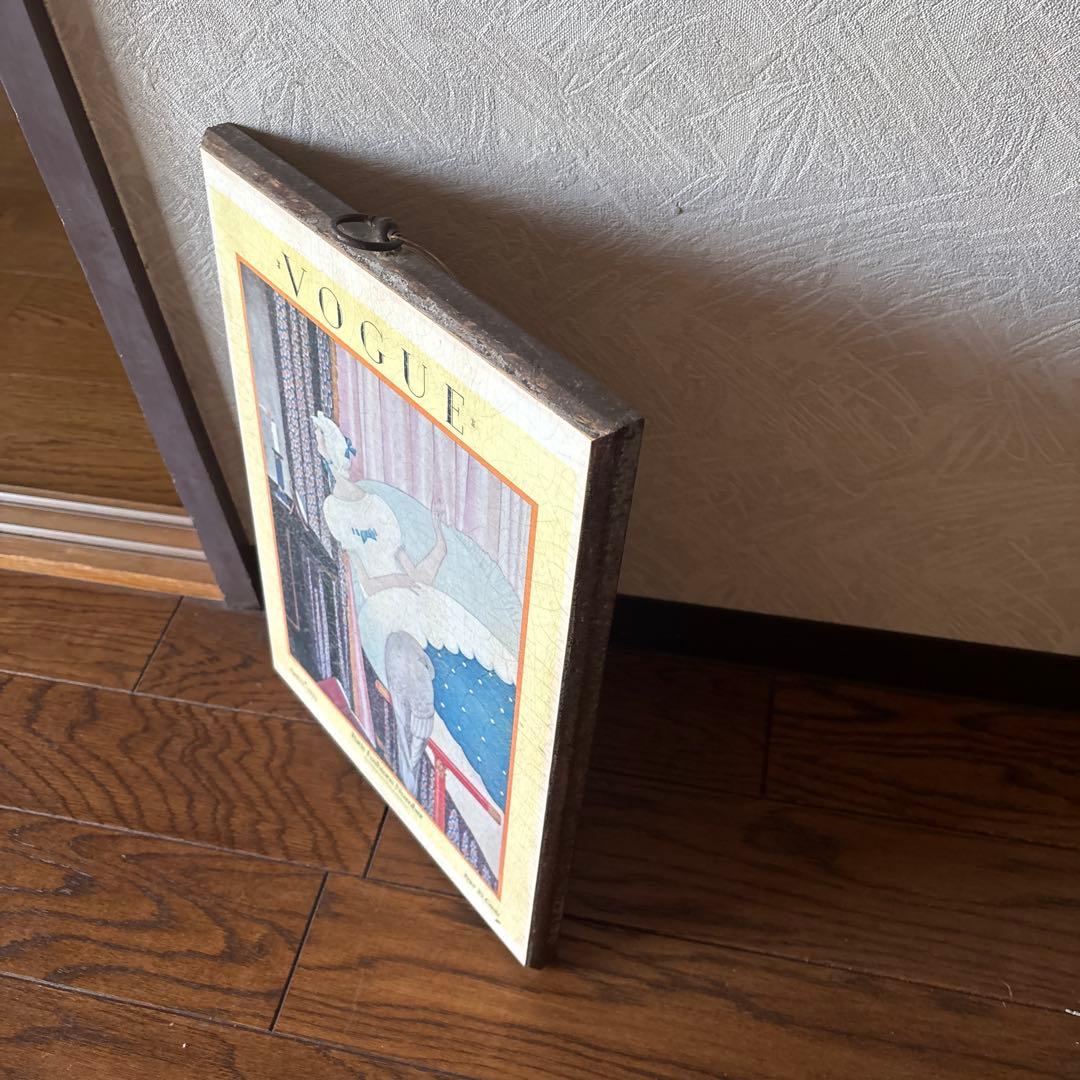 【アンティーク壁掛】VOGUE 1925年4月号 パリファッション特集